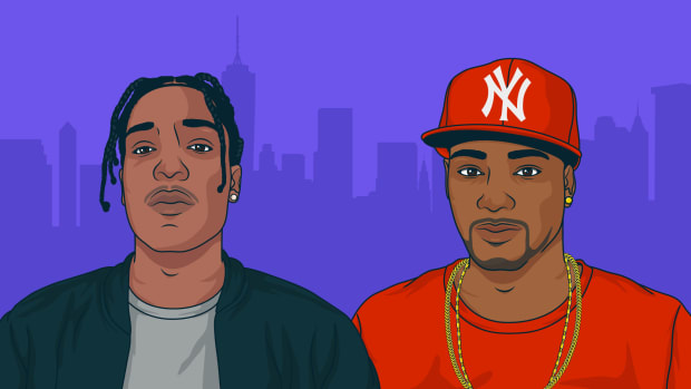 A$AP Rocky, Cam'ron, artwork, illustration, 2019