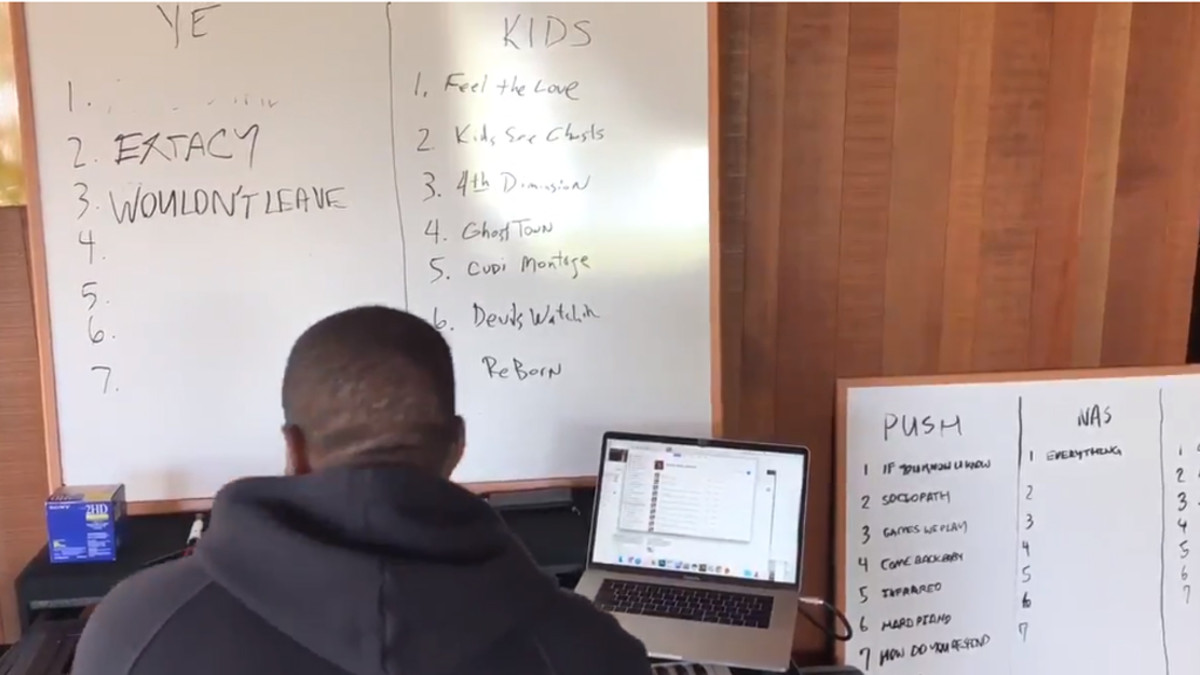Kanye West teases five new albums