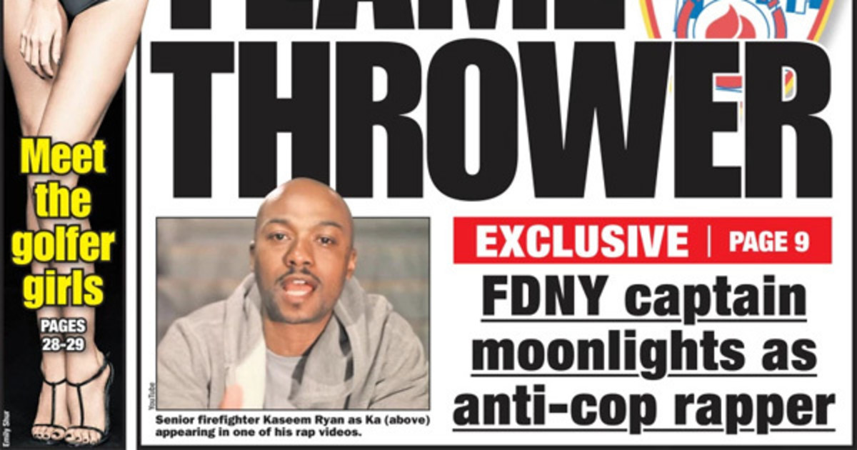 Moronic NY Post Reporter Discovers Rapper Ka is FDNY 