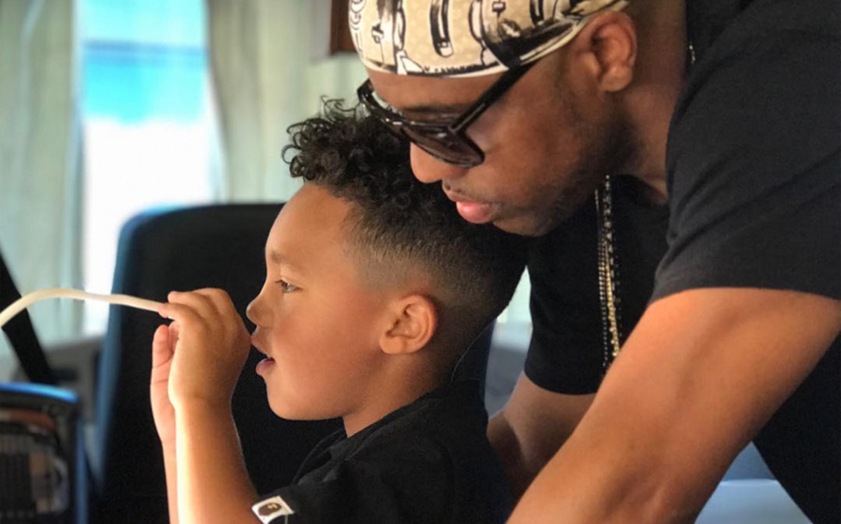 Consequence with son Caiden