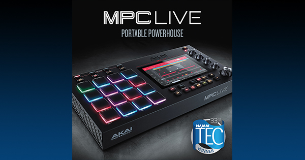Akai Professional MPC Live Wins Prestigious TEC Award