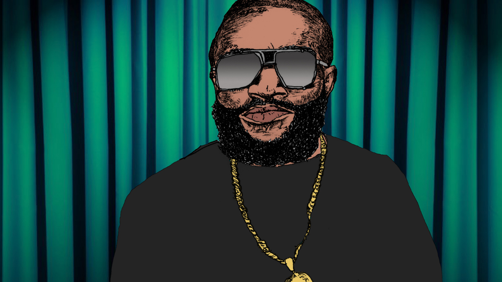 Unreleased Rick Ross: Bink! Details Game Show-Sounding “Carson For Dope Boys” Record